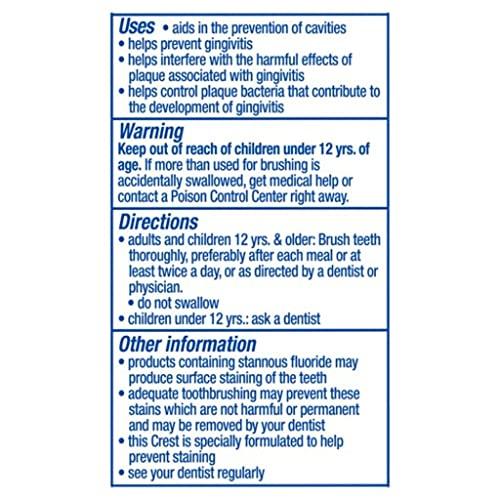 Crest Crest Premium Plus Anti-Bacterial Toothpaste, Smooth Peppermint Flavor 7.0 oz (Pack of 3)