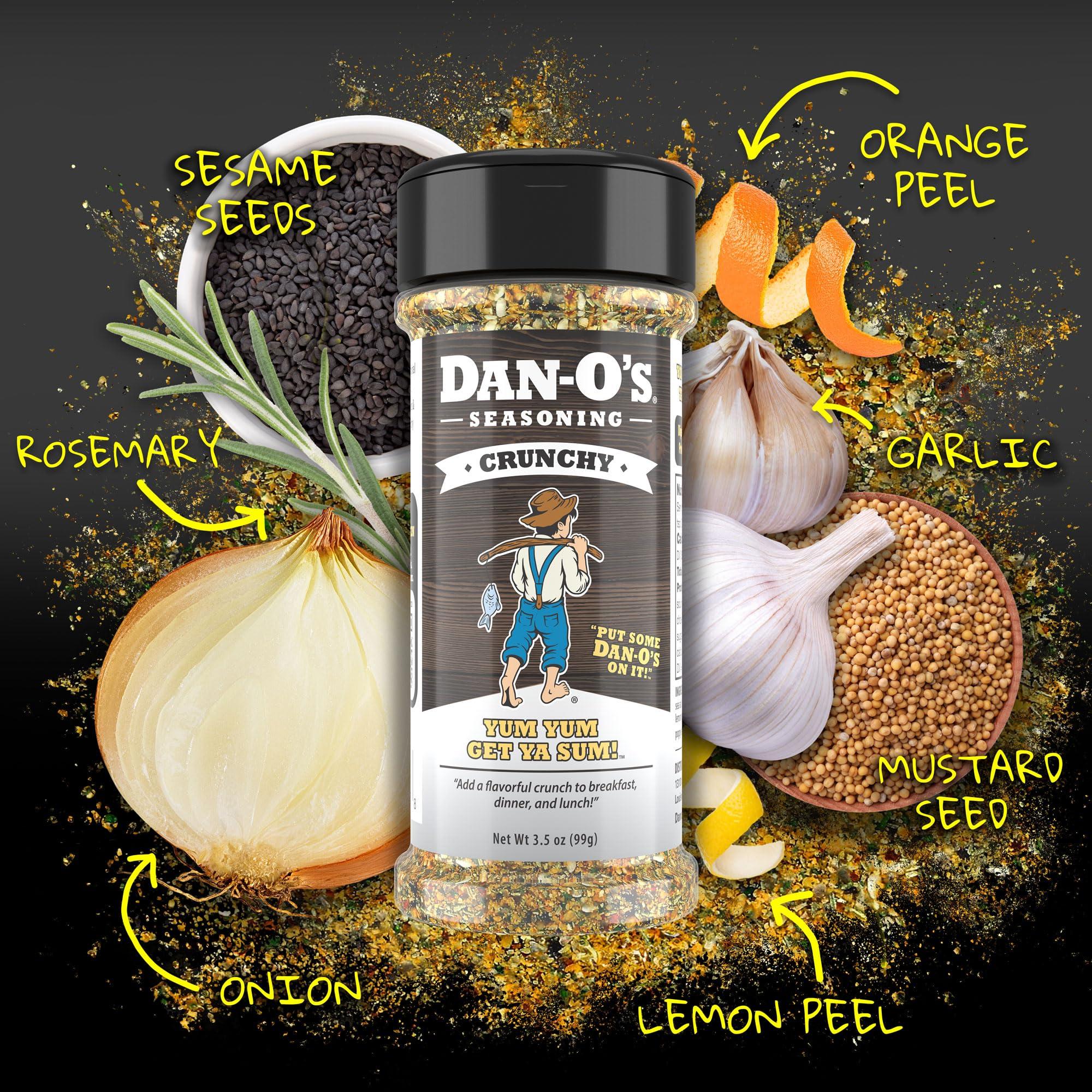 Dan-O\'s Dan-O\'s Seasoning - Small 5 Bottle Combo | Original, Spicy, Chipotle, Crunchy & Cheesoning | 5 Pack