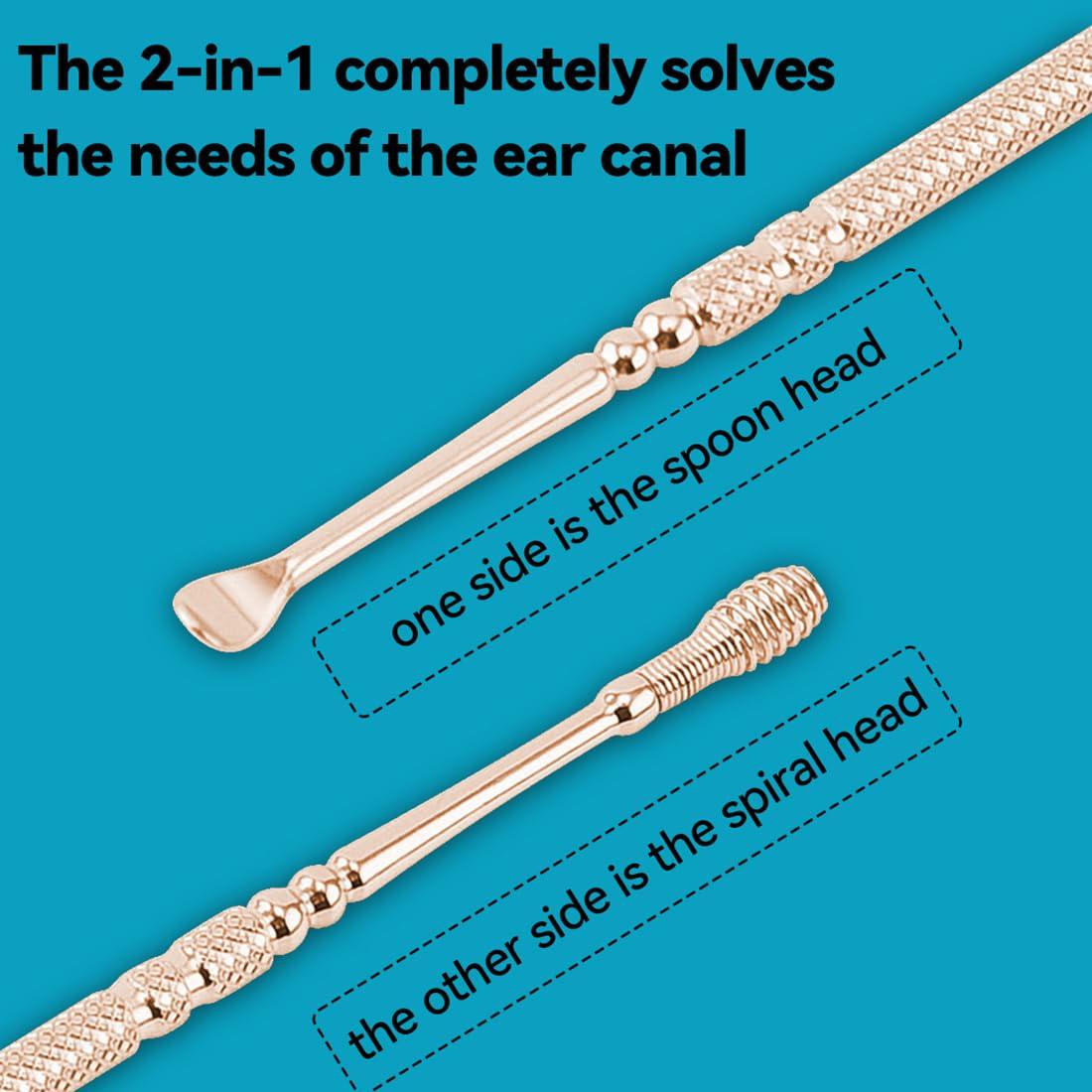 ILYISFMTY Spiral Ear Wax Remover Ear Cleaning Tool Ear Wax Removal Tool Ear Cleaner Ear Wax Removal kit Spring Ear Wax Cleaner Tool Set