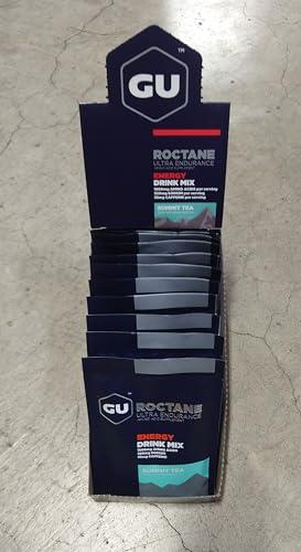 GU Energy GU Energy Roctane Ultra Endurance Energy Drink Mix, Vegan, Gluten-Free, Kosher, and Dairy-Free n-the-Go Energy for Any Workout, 10 Single-Serving Packets, Summit Tea