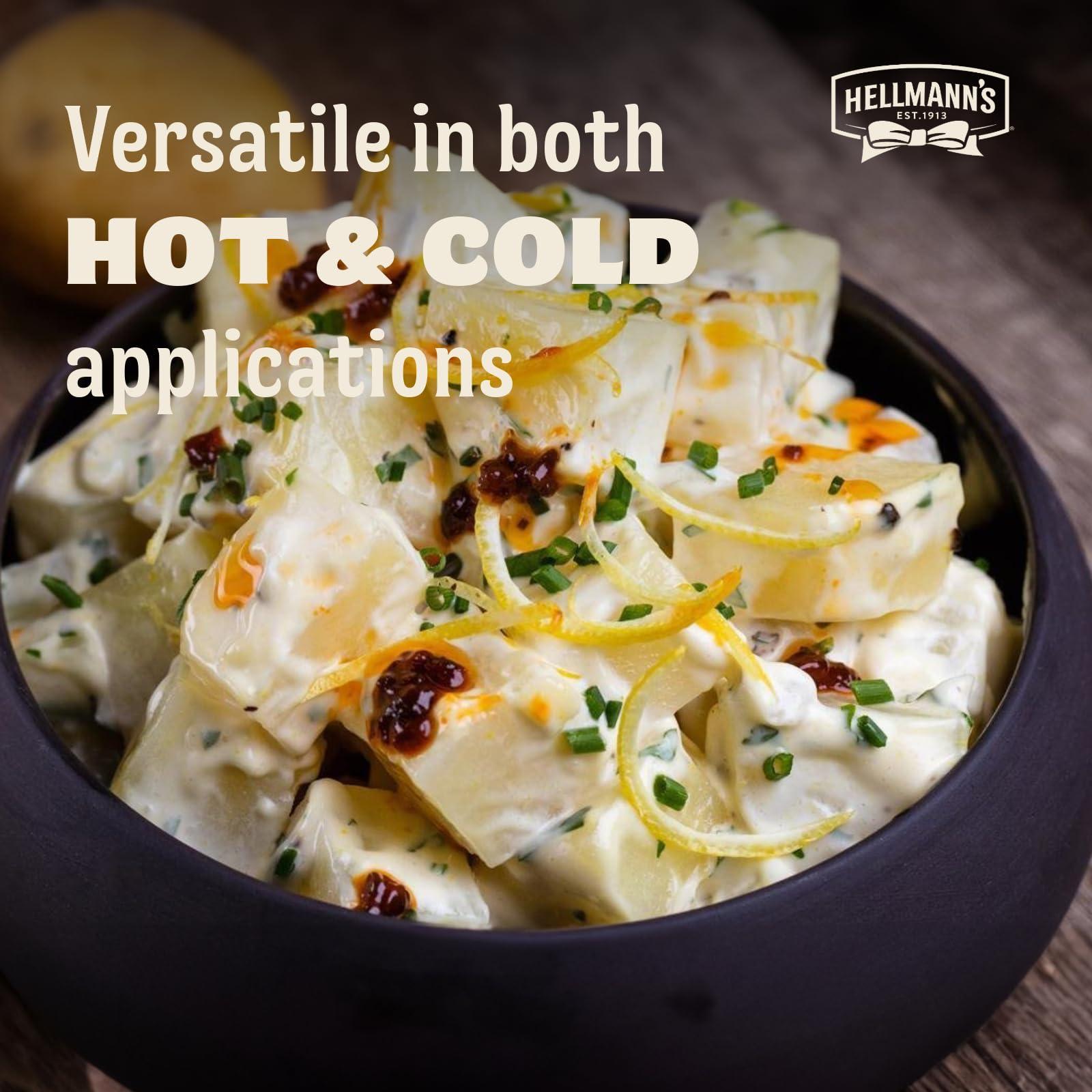 HELLMANN'S Hellmann\'s Real Mayonnaise Mini Jars, Condiment for Sandwiches, Salads, Mayo Made with 100% Cage Free Eggs, Gluten Free, 1.2 oz, Pack of 72