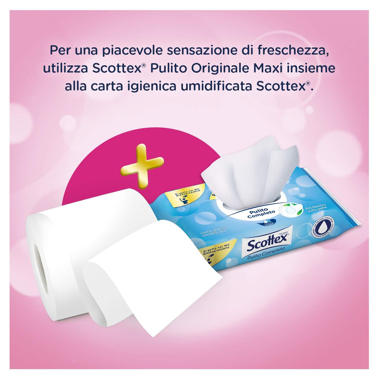 Scottex Scottex Scottex Clean Original Giant Hygienic Paper, 36 Maxi Rolls 500 Tears - 500 Gr