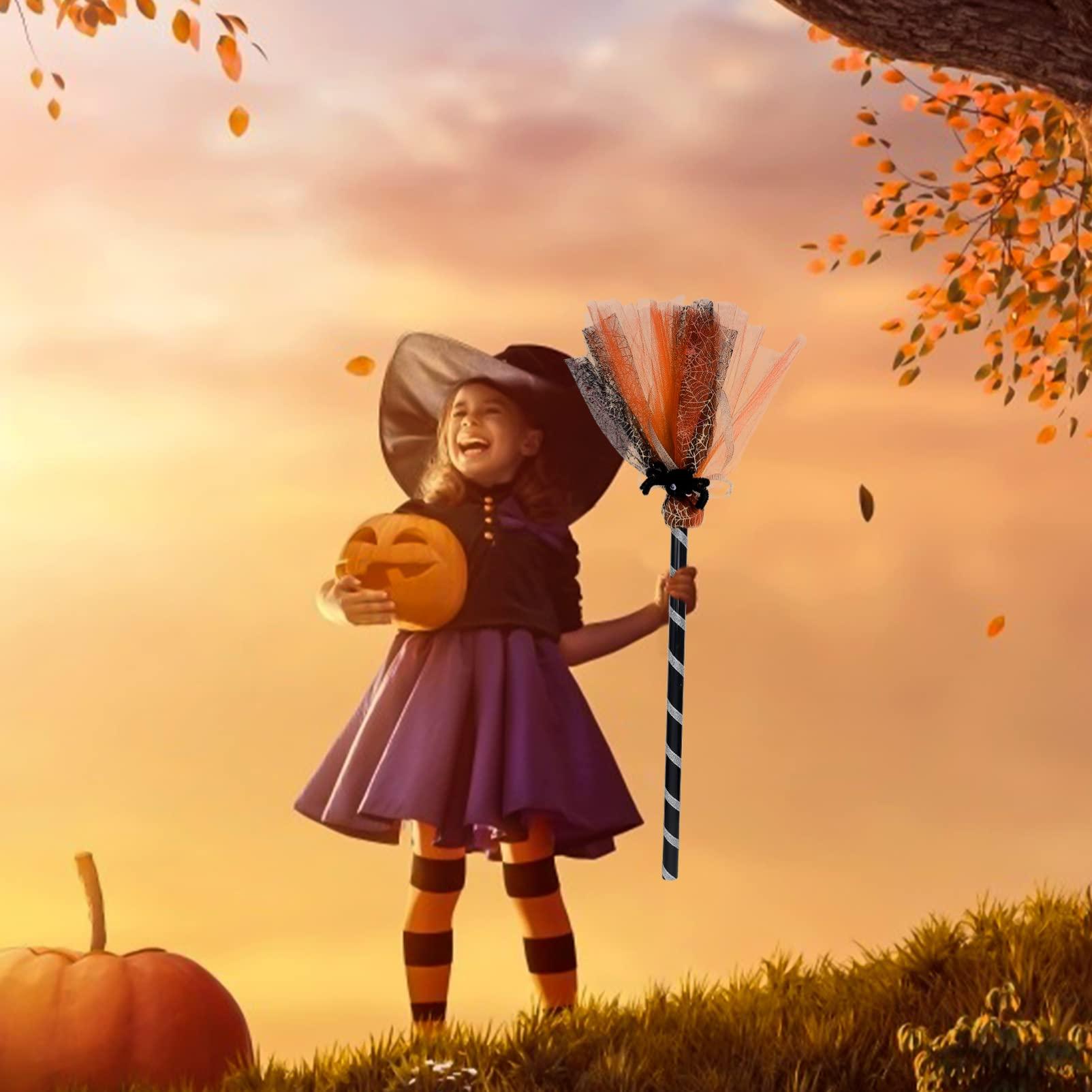 BESPORTBLE BESPORTBLE 1pc Wizard Broom Halloween Besom Broom Decoration Besom Prop Halloween Prop Broom Halloween Performance Prop Halloween Broom Witch Broom Party Prop Broom Ornament Besom for Party