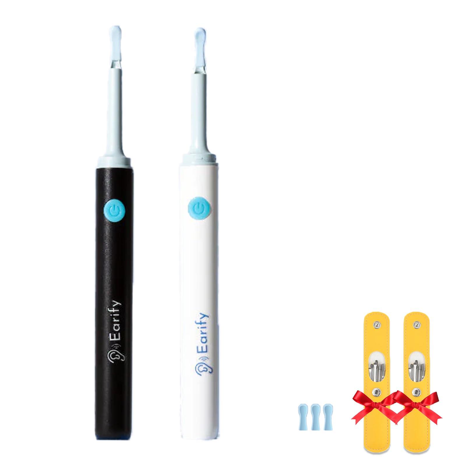 mcgotasy Earify Ear Wax Removal, Fluffora Ear Cleaner, Fluffora Pro Ear Cleaner, Astroridge Ear Cleaner, Rechargeable Ear Wax Removal Tool with Camera (2 Colors)