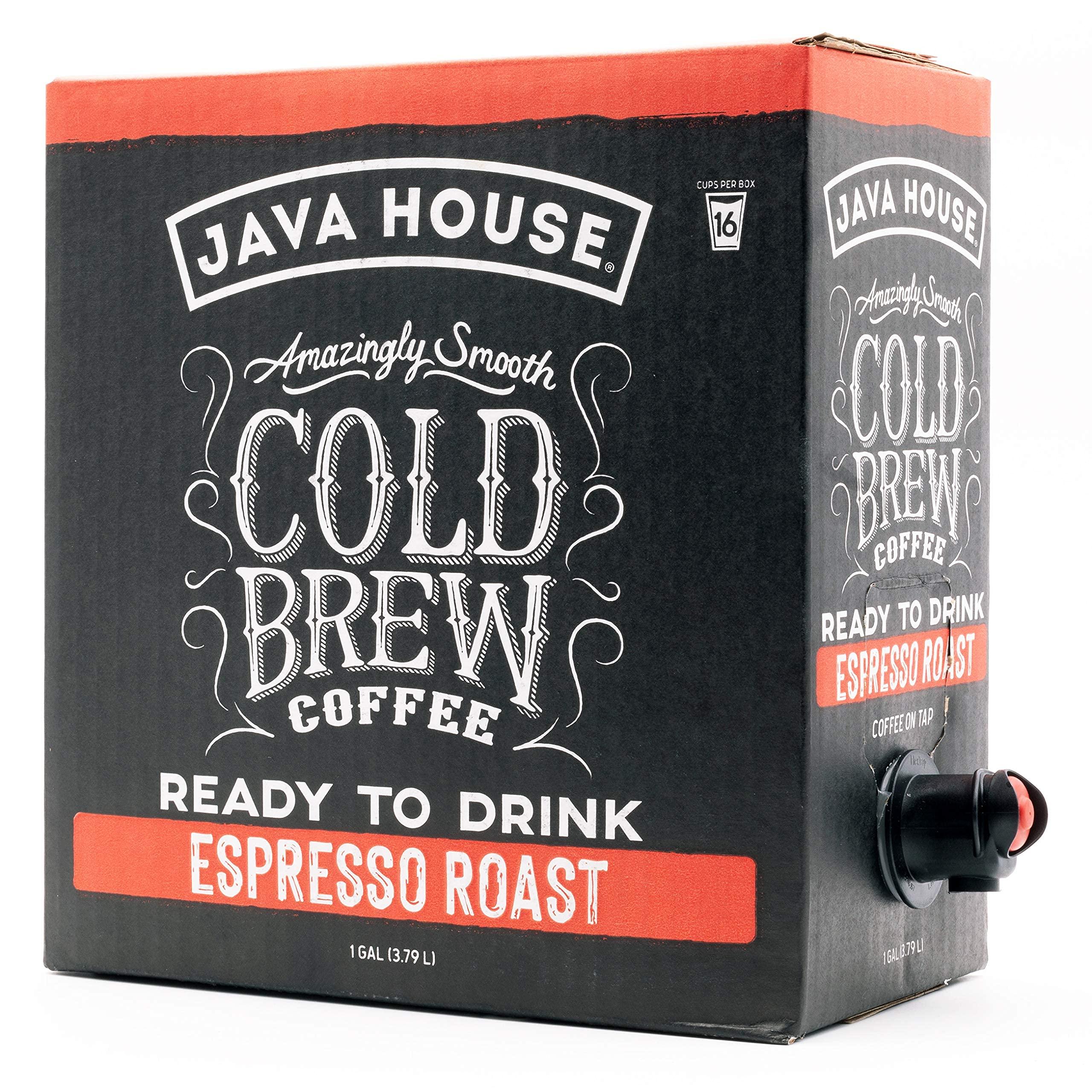 Java House Java House dark roast Liquid Cold Brew Coffee On Tap, Espresso, 128 Fl Oz