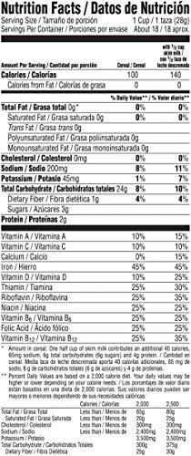 Corn Flakes Corn Flakes Cereal, Original, 18 Ounce (Pack of 12)