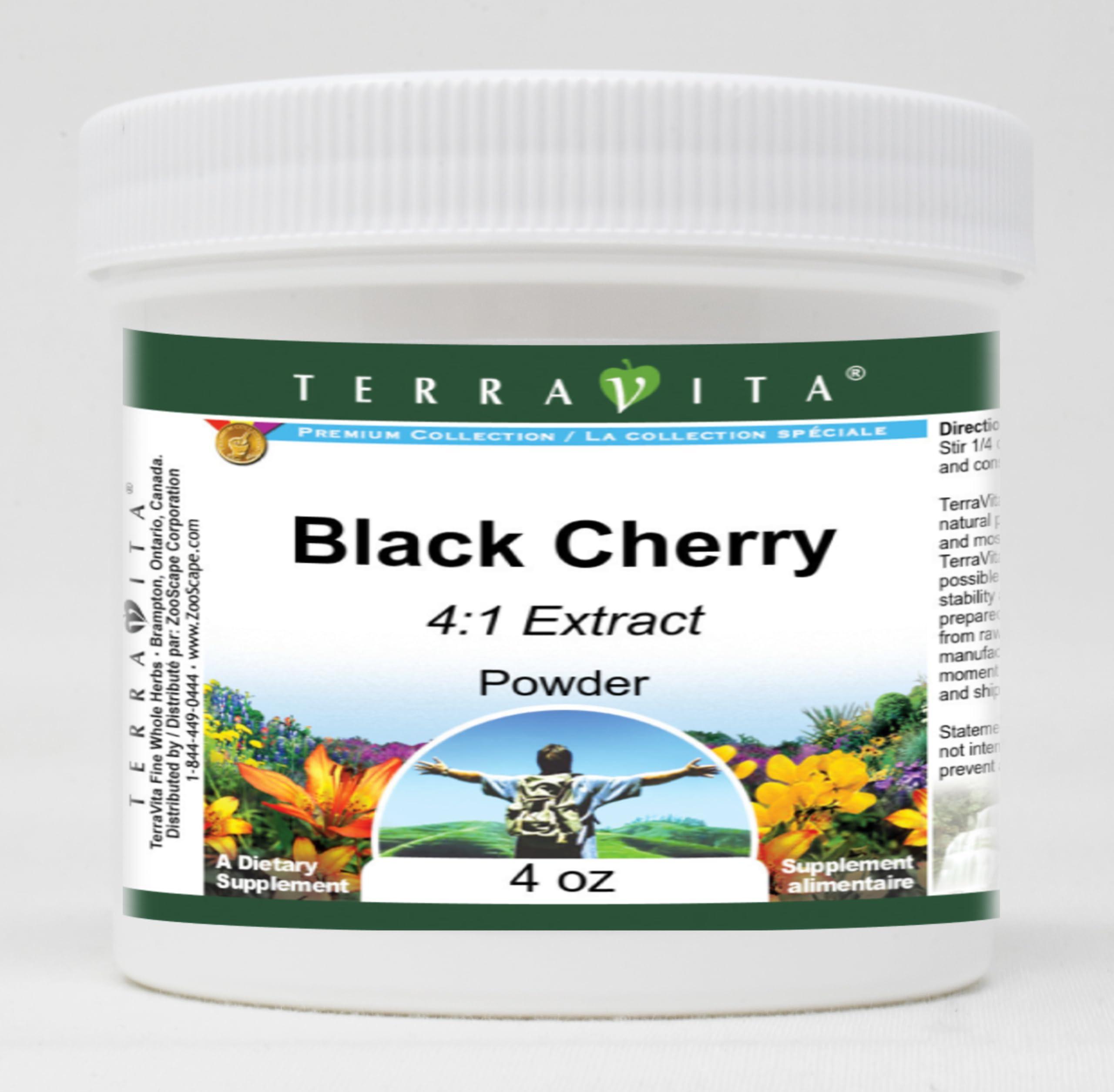 TerraVita Black Cherry 4:1 Powder (4 oz, ZIN: 519214)