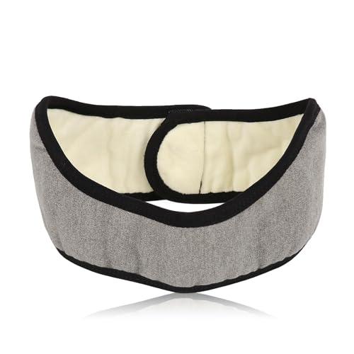 Agatige Soundproof Sleep Earmuff Headband, Sleeping Noise Cancelling Ear Wrap Ear Muffs Winter Women Sleep Mask for Men Women (Grey)