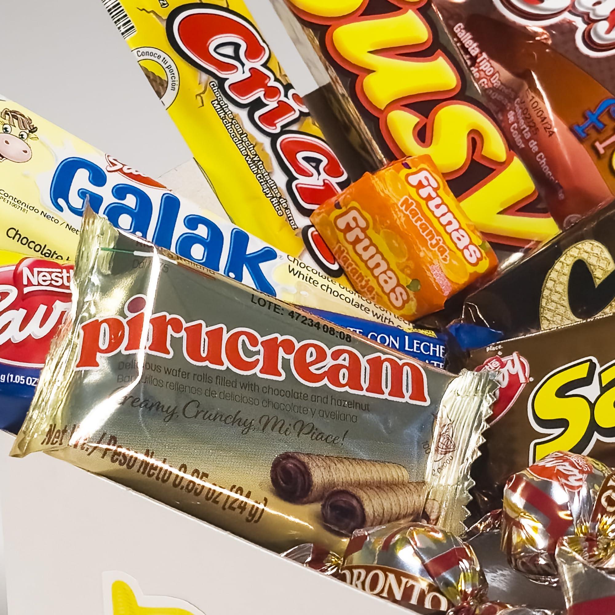 CALES Venezuela Snacks Gift Box, Venezuela Snacks, Chucherias Venezolanas, Candy Box, Cotillon, Regalo Venezolano