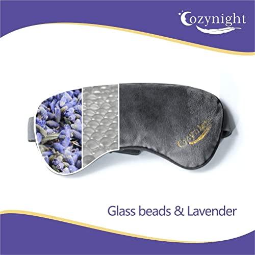 Cozynight Cozynight Weighted Lavender Eye Mask for Sleeping, Yoga, Dry Eyes, Headache, Migraine Relief - Great Relaxation Gifts for Mom, Dad, Women, Men - Aromatherapy Lavender Eye Pillow Gift