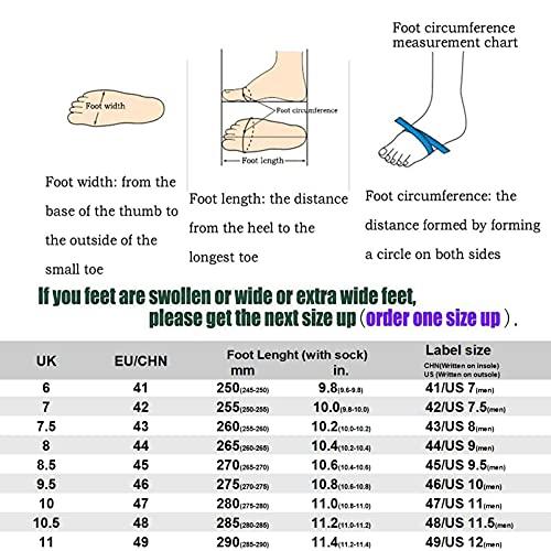 ZJING ZJING Diabetic Recovery Slippers for Men, Adjustable Orthopedic Wide Width Walking Shoes for Arthritis Edema Swollen Feet Elderly Men, Heel and Foot Pain Relief,Black,7.5