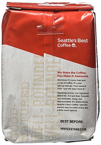 Seattle's Best Coffee Seattle\'s Best Decaf Ground Coffee, Portside Blend, 12 oz. (Pack of 2)