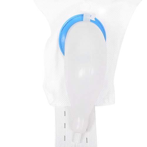 yuytee Wearable Urinal Urine Bag, Urine Drainage Bags, Catheter Night Bags, Reusable Pee Holder Collector Urinary Incontinence Men Elderly