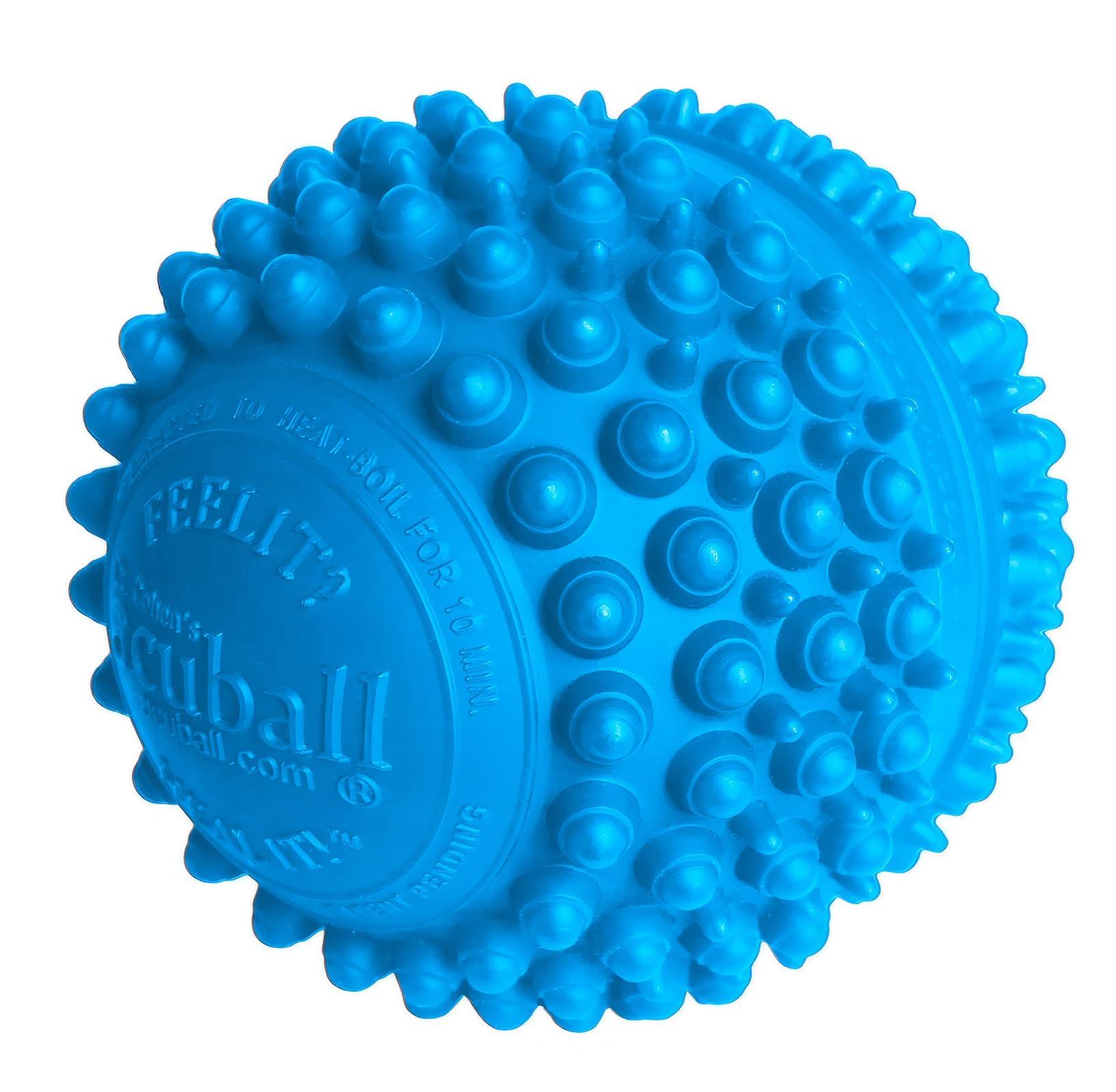 Dr. Cohen's acuball Dr. Cohens Heatable Deep Tissue Massage Ball - acuBall Trigger Point Massage Therapy for Myofascial Release and Exercise - Effective Back Massager Ball for Targeted Pain Relief
