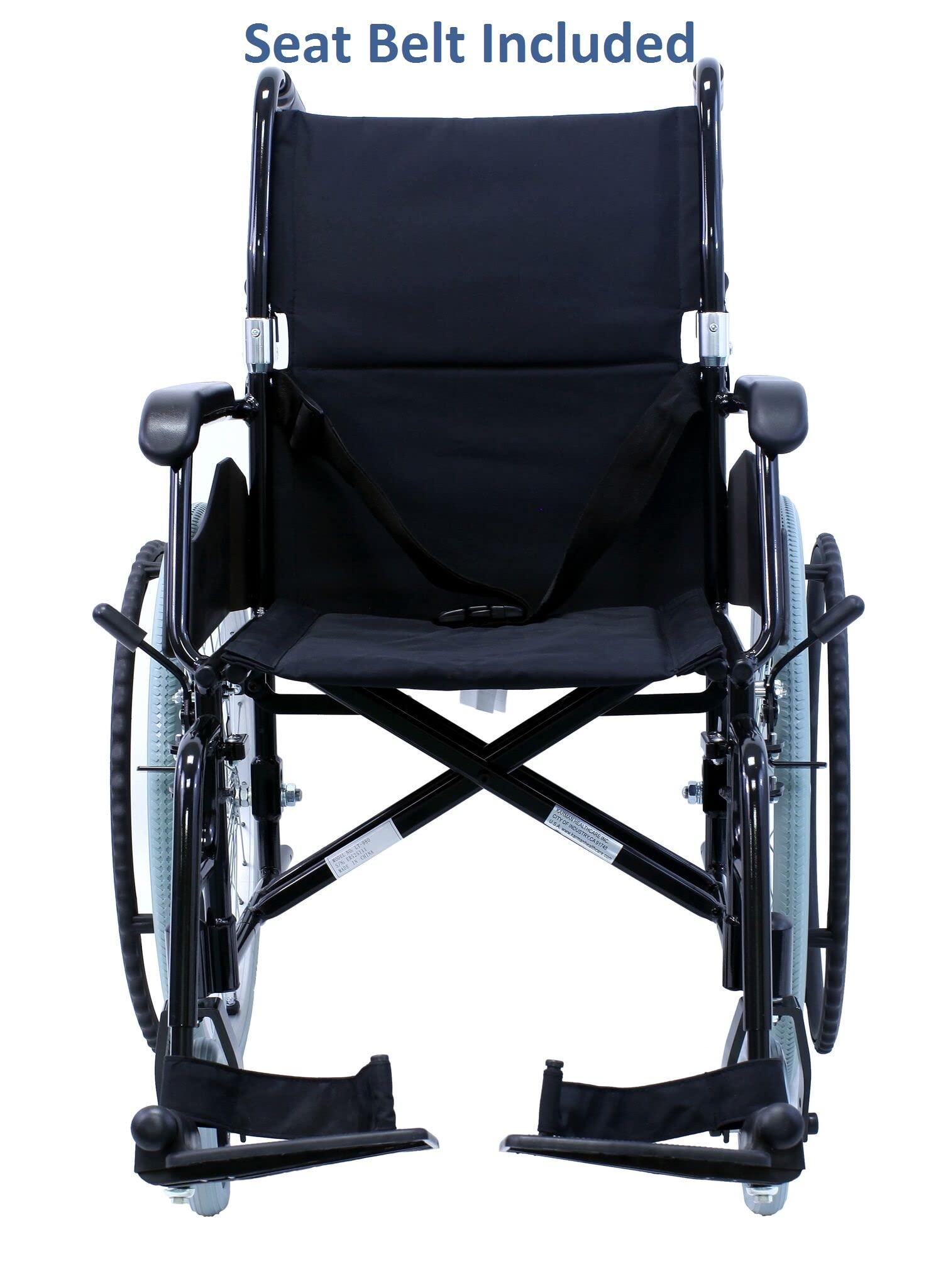 Karman Healthcare Karman Healthcare LT-980 24 lbs Ultra Light Wheelchair with Removable Footrest, Gen 2 - K Model