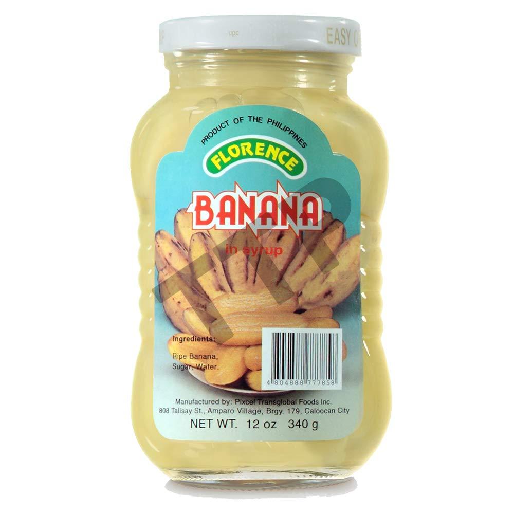 Florence Florence Banana in Syrup 340g, 2 Pack