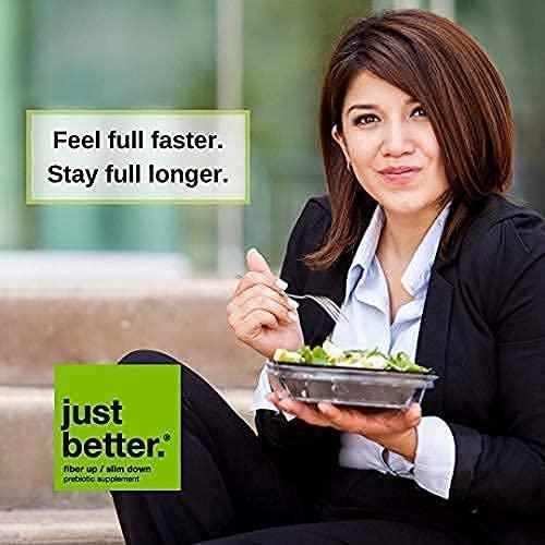 just better. Prebiotic Fiber Supplement for a Healthy Gut | Fiber Powder with Zero Grit Zero Taste and No Bloating or Gas | Feel Full Faster | Keto Non-GMO Gluten Free Vegan 50 Servings