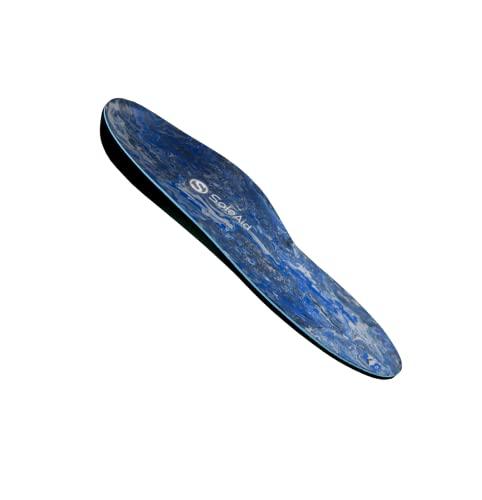SoleAid SoleAid XT2 Performance Insoles - Light Weight, High Rebound, Shock Absorbing, Anti-Fatigue, Full Length Functional Foot Orthotics with Semi-Rigid Arch Support (Men\'s 12-12.5 / Women\'s -)