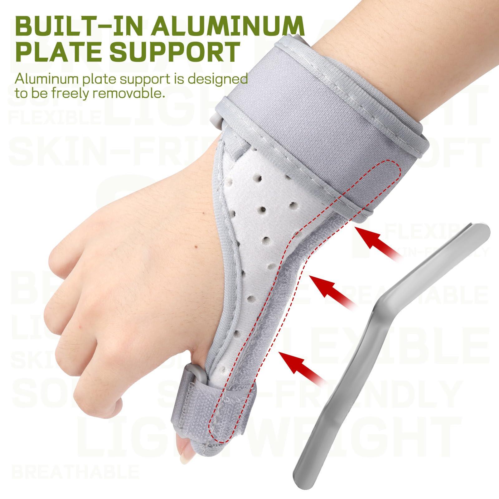 Chihutown Chihutown Thumb Brace for Arthritis or Soft Tissue InjuriesComfortable Thumb Brace for Right & Left Hand, Thumb Spica Splint for Pain Relief, Arthritis, Tendonitis, Sprains.