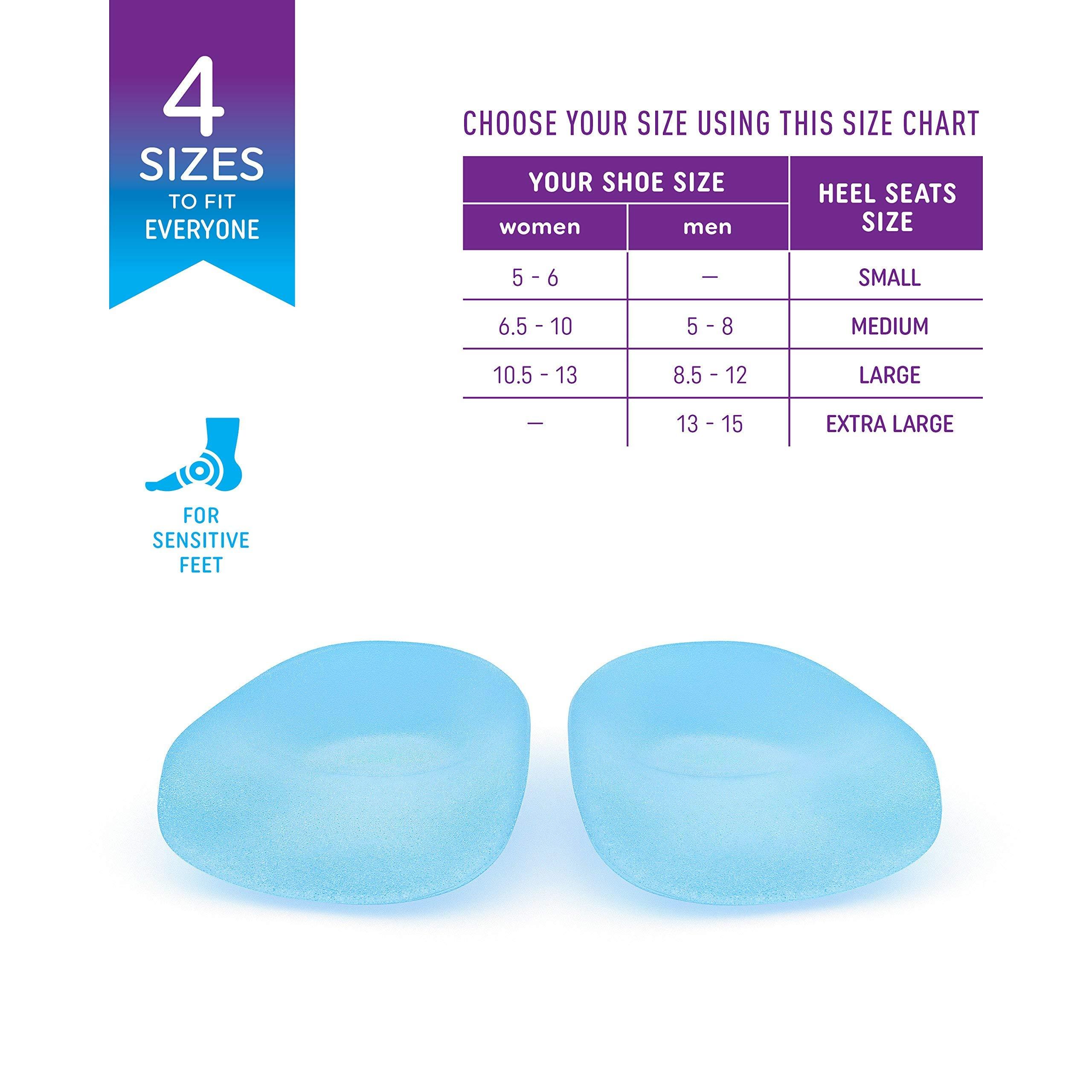 Heel That Pain Heel That Pain Gel Plantar Fasciitis Insoles | Heel Seats Foot Orthotic Inserts, Heel Cups for Heel Pain and Heel Spurs | Patented | 100% Guaranteed | Small (Women\'s 5-6)