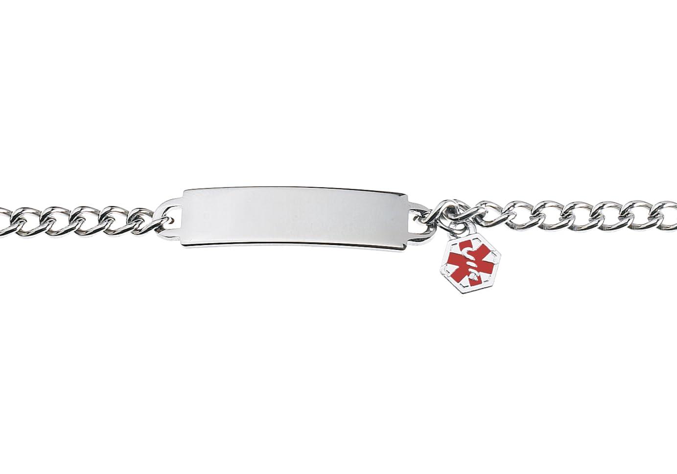 DocT Medical Alert Mini Silver Charm