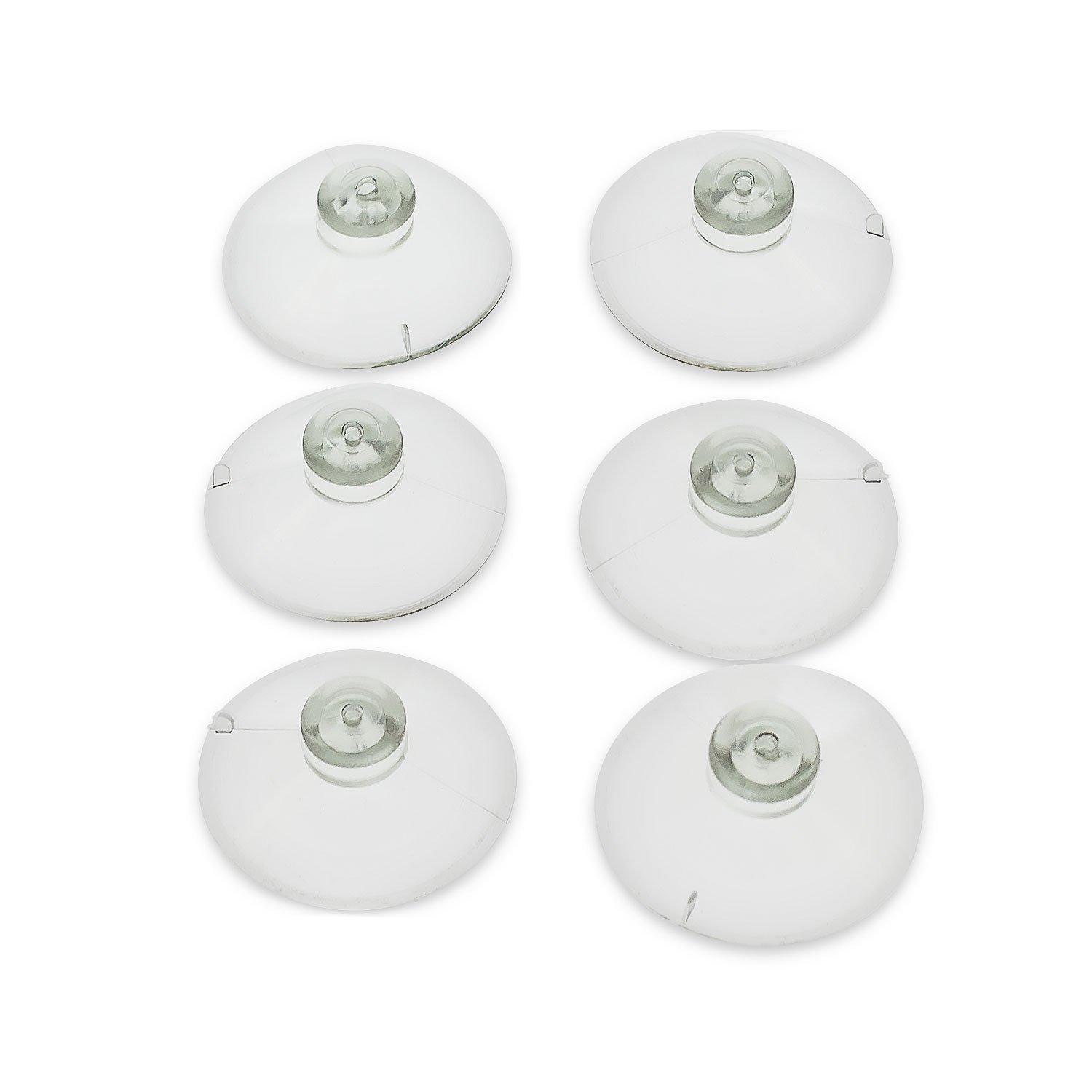 SourceOne Source One Premium 100 Pack Large 1 3/4 Inch - 44 mm Clear Suction Cups Wholesale