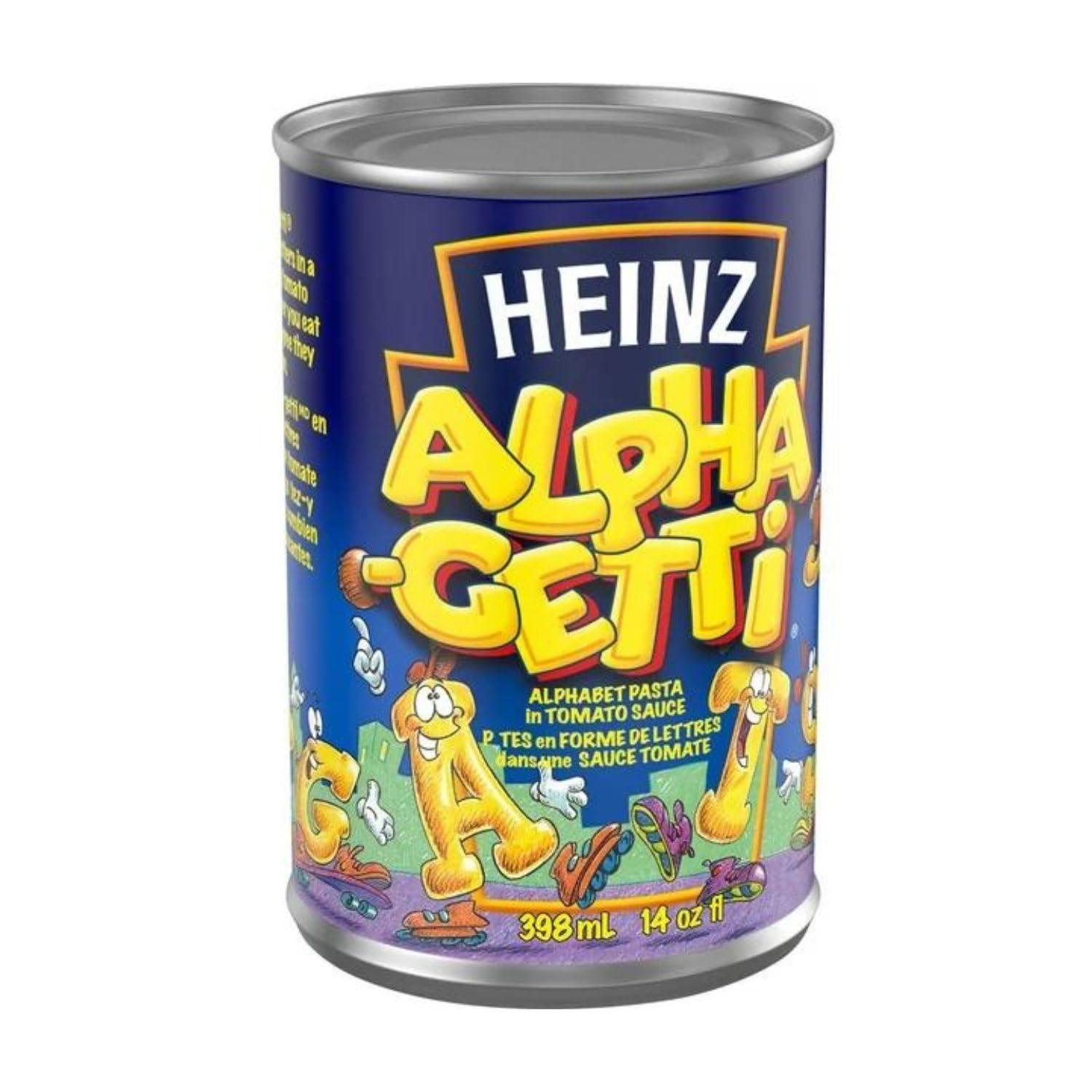 Generic Heinz Alphaghetti Pasta, Alphabet Pasta In Tomato Sauce, 398mL/13.5 fl. oz (Pack of 2) Shipped from Canada