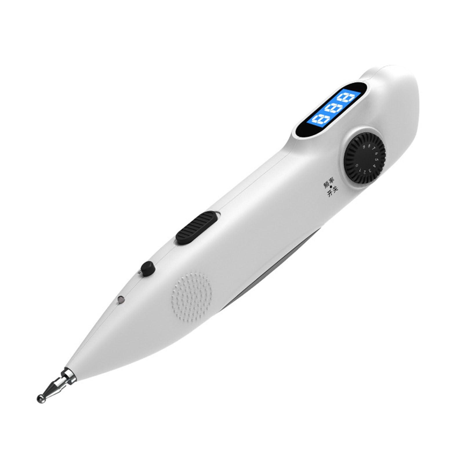 NVYAZJ NVYAZJ Electronic Massage Pen, Acupuncture Pen Trigger Point for Back Pain Relief, Electric Meridian Energy Acupuncture Pen Therapy Pen Electro Acupuncture Device, Acupoint Massage Pen Deep Tissue
