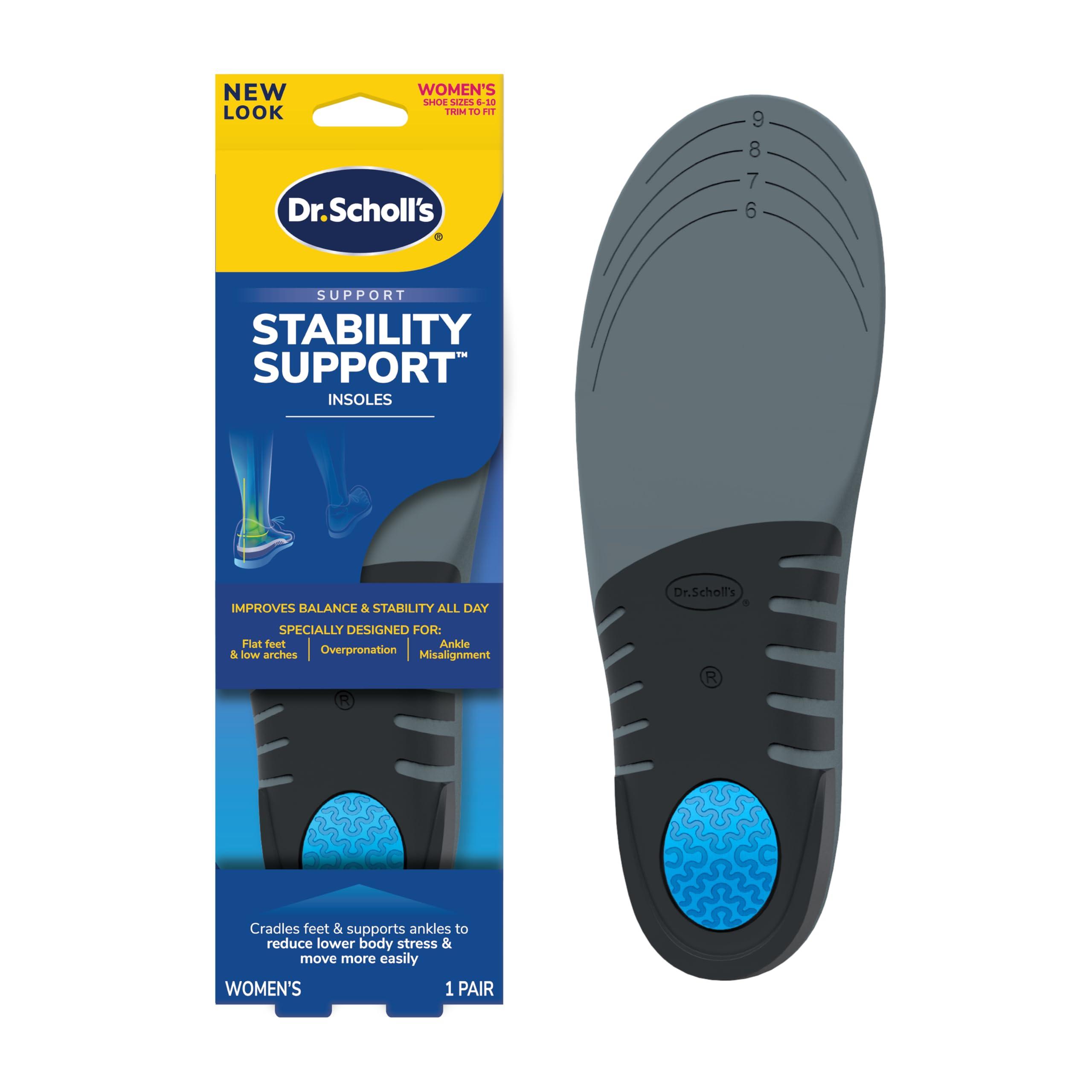 Dr. Scholl\'s Dr. Scholl\'s Prevent Pain & Stability Support Insoles, Women\'s Size 6-10, 1 Pair Each, Lower Body & Foot Pain Relief