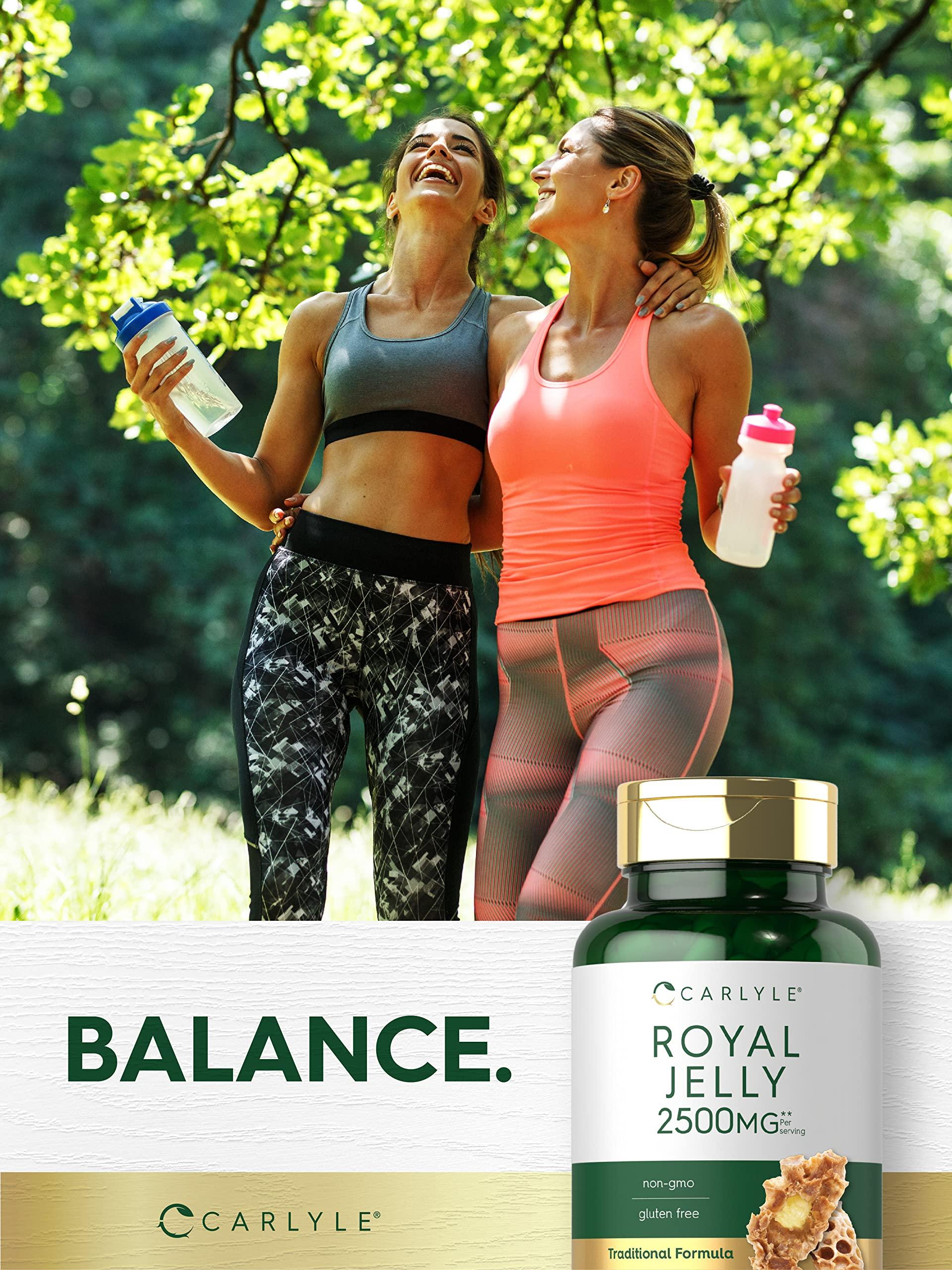 Carlyle Carlyle Royal Jelly Capsule | 2500mg | 120 Count | Non-GMO and Gluten Free Formula | Traditional Supplement