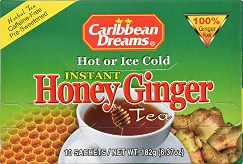 Caribbean Dreams Caribbean Dreams Instant Honey Ginger Tea, 6.37 Ounce