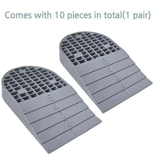 BalanSole Adjustable Leg Length Discrepancy Heel Lifts Inserts Insoles (Large)