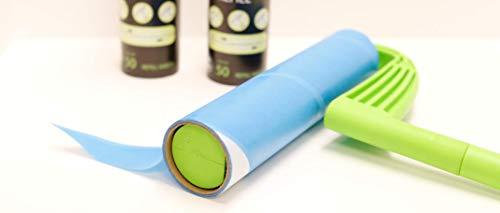 Leo Leo MegaClean 10-Inch Wide Lint Roller Refills 3 Rolls 150 Ultra-Wide Sheets for Lint Removers Household Cleaning Easily Remove Pet Hair Dust and Debris from Floors Carpets and Furniture