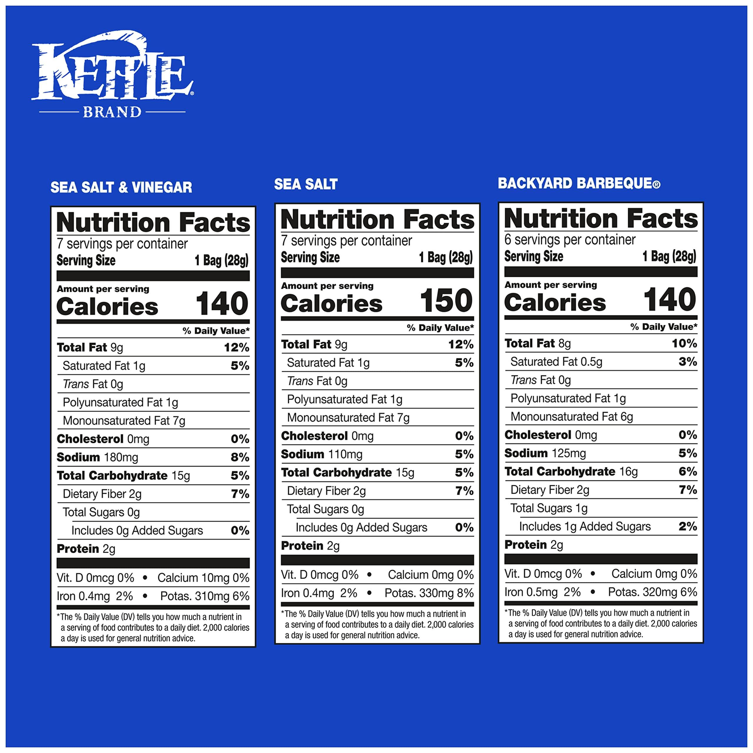 Kettle Brand Kettle Brand Potato Chips Variety Pack, 1 Oz, 20 Ct