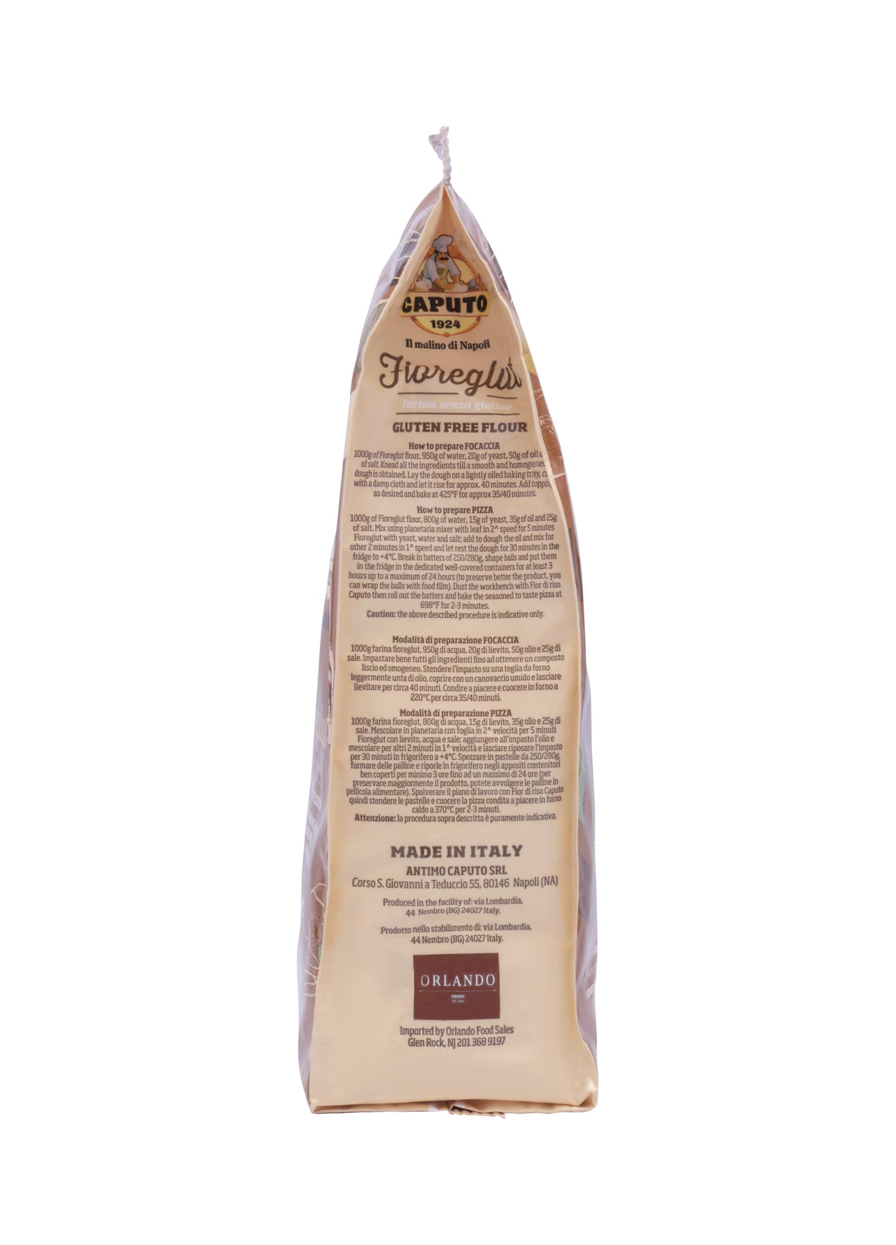Antimo Caputo Antico Molino Napoli Antimo Caputo Pizza Flour, Gluten Free, 2.2 Pound (Pack of 4)