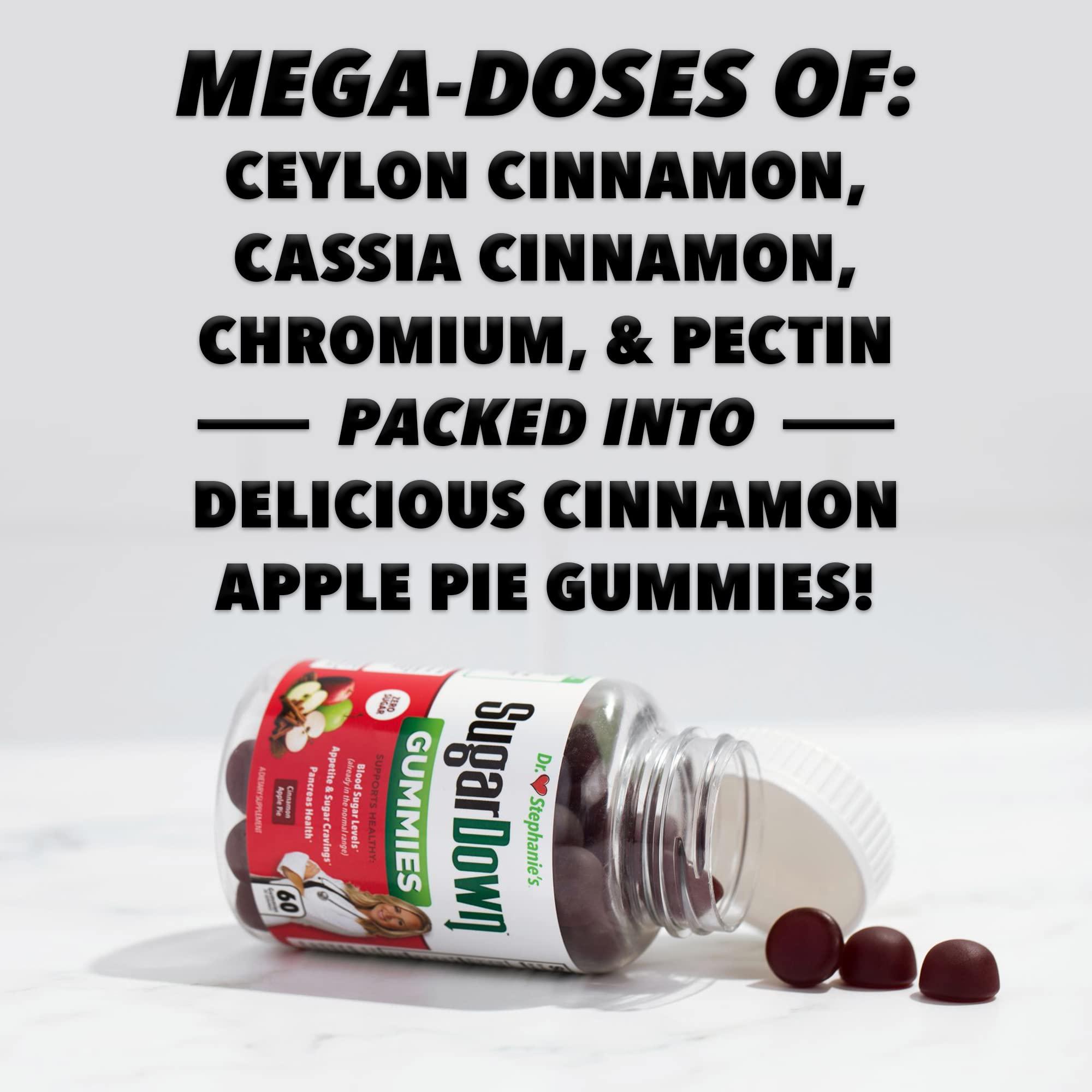 Pharmaganics Pharmaganics Dr. Stephanies SugarDown Gummies Ceylon & Cassia Cinnamon Supplement - 0g Sugar
