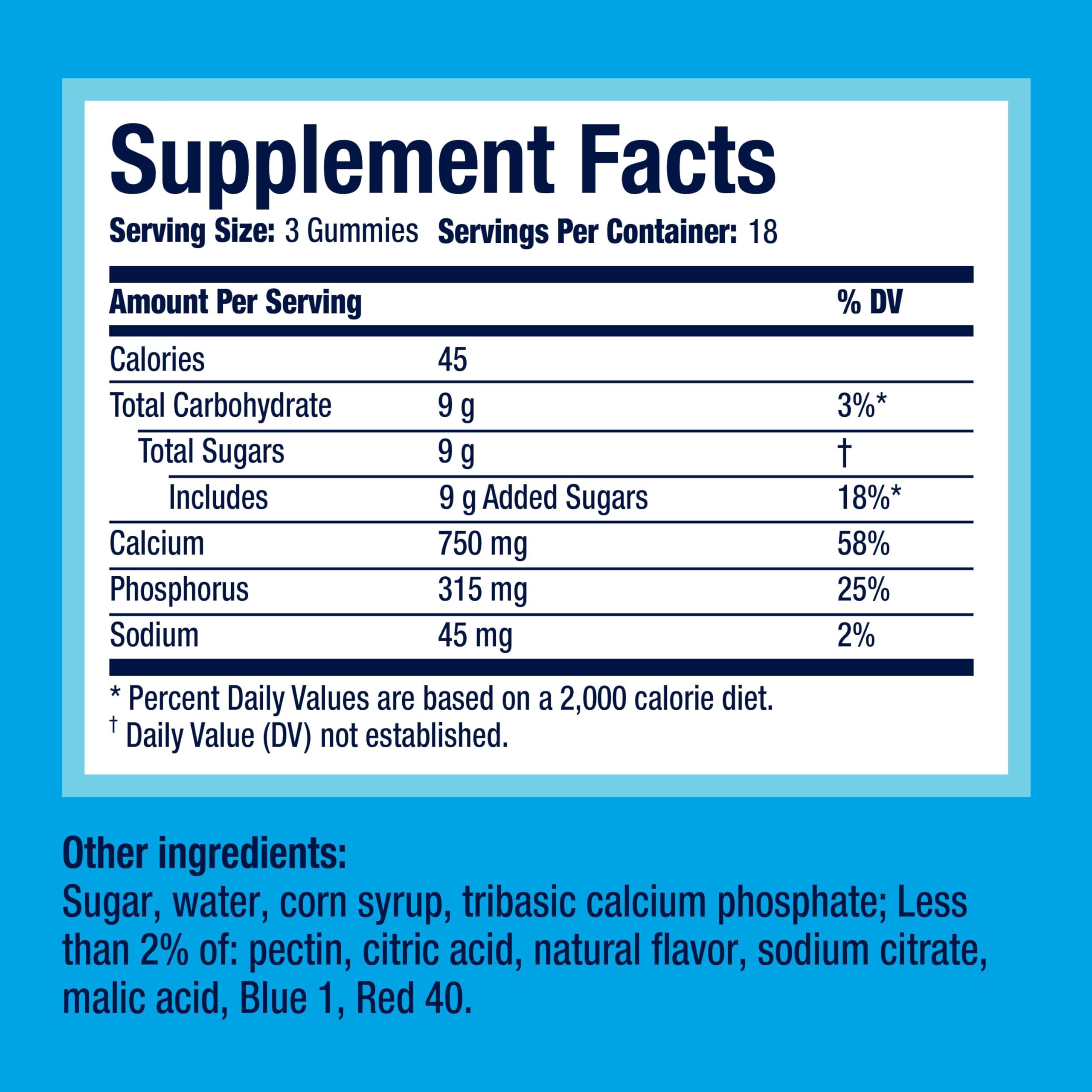 Rolaids Rolaids Power Gummies, Fast Relief of Occasional Heartburn and Acid Indegestion, Dietary Supplement, Smooth Berry, 54 Gummies