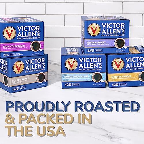 Victor Allen Victor Allen\'s Coffee Caramel Macchiato Flavored, 80 Count, Medium Roast, Single Serve Coffee Pods for Keurig K-Cup Brewers