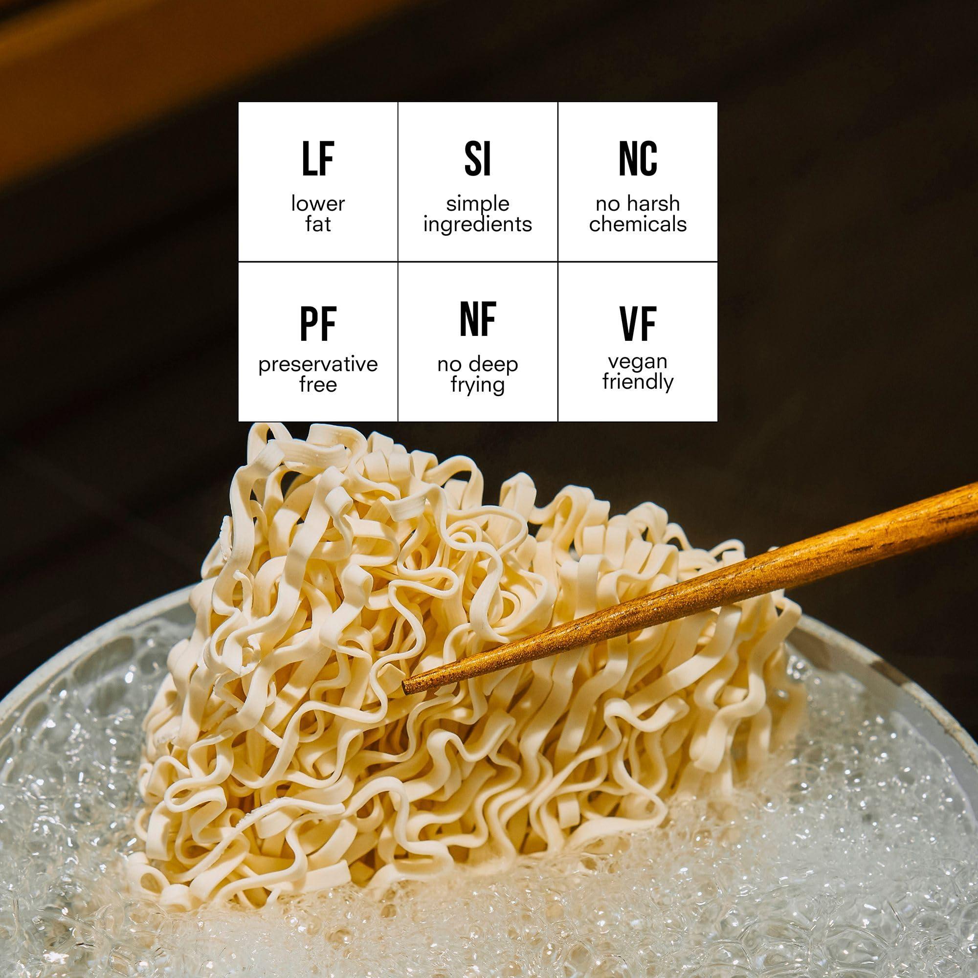 Public Goods Public Goods Ramen Noodles | Brothless Vegan & Vegetarian Instant Ramen | Healthy, High Protein Asian Noodle | Preservative Free | No Added MSG | Original, Sesame Paste & Spicy Sesame Oil (15 Pack)