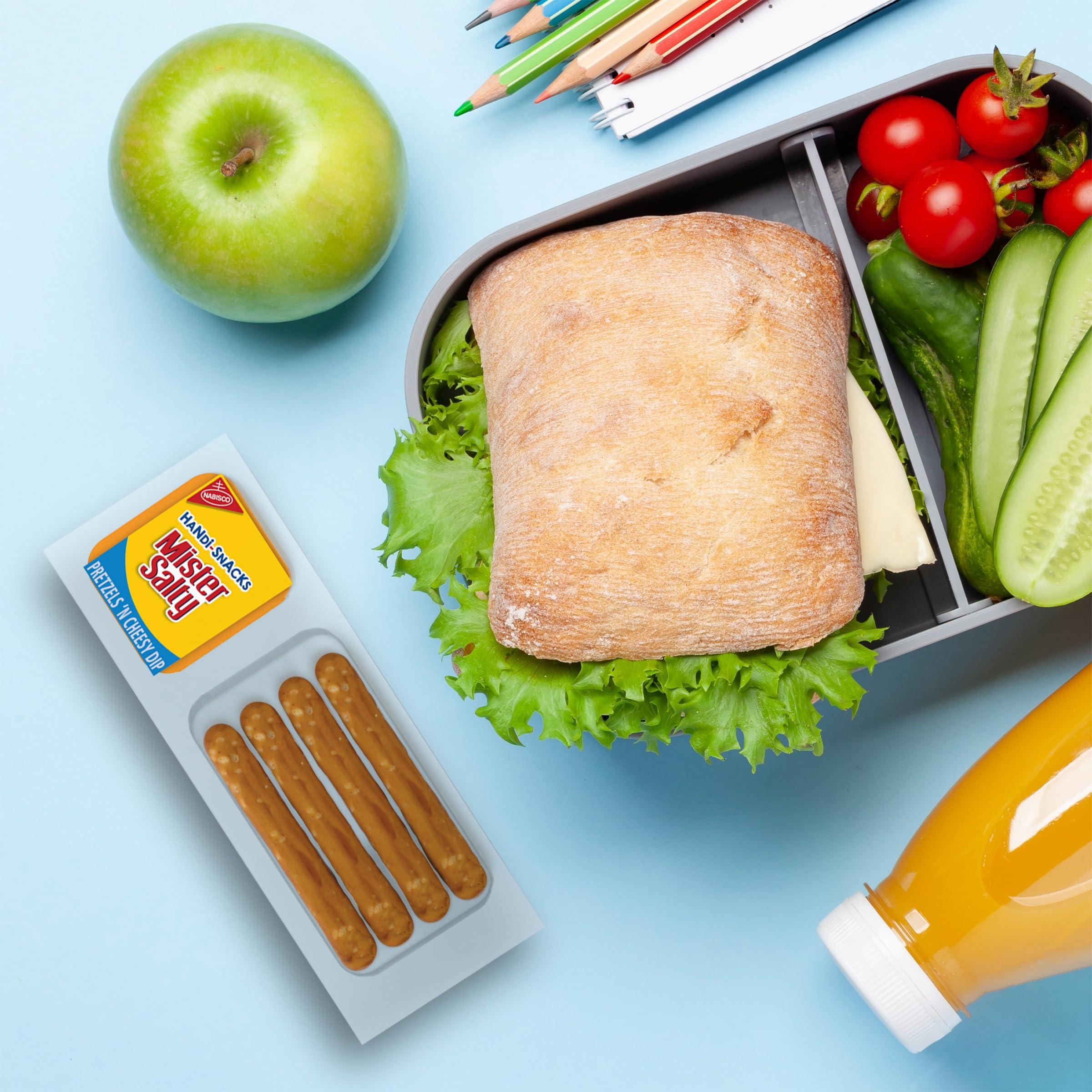 Handi-Snacks Handi-Snacks Mister Salty Pretzels \'N Cheesy Dip Snack Packs, 10 Snack Packs