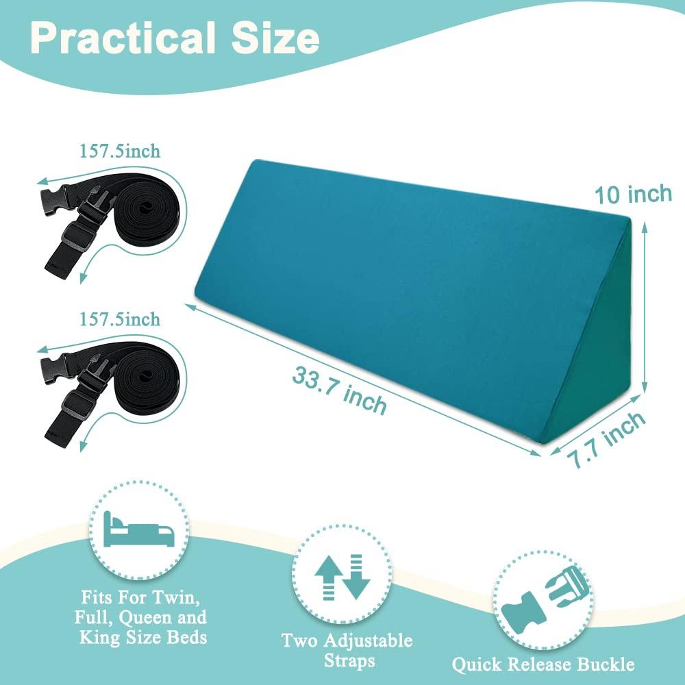 KAAMOS Bed Rails Foam Bolsters Bed Guard Rails for Elderly Adults Bed Railing Foam Safety Bed Side Rails Pads for Seniors Hospital Bedrail Foam Roll Control Bolster Medical Wedge Cushions Bed Bumper (1 Pcs)