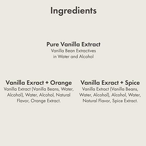 SYMRISE Cookie Baking Vanilla Extract Assortment (3-Pack) - vnlla Extract Co. - Sustainably Sourced from Madagascar | Perfect for Baking Your Favorite Cookies and Cakes!