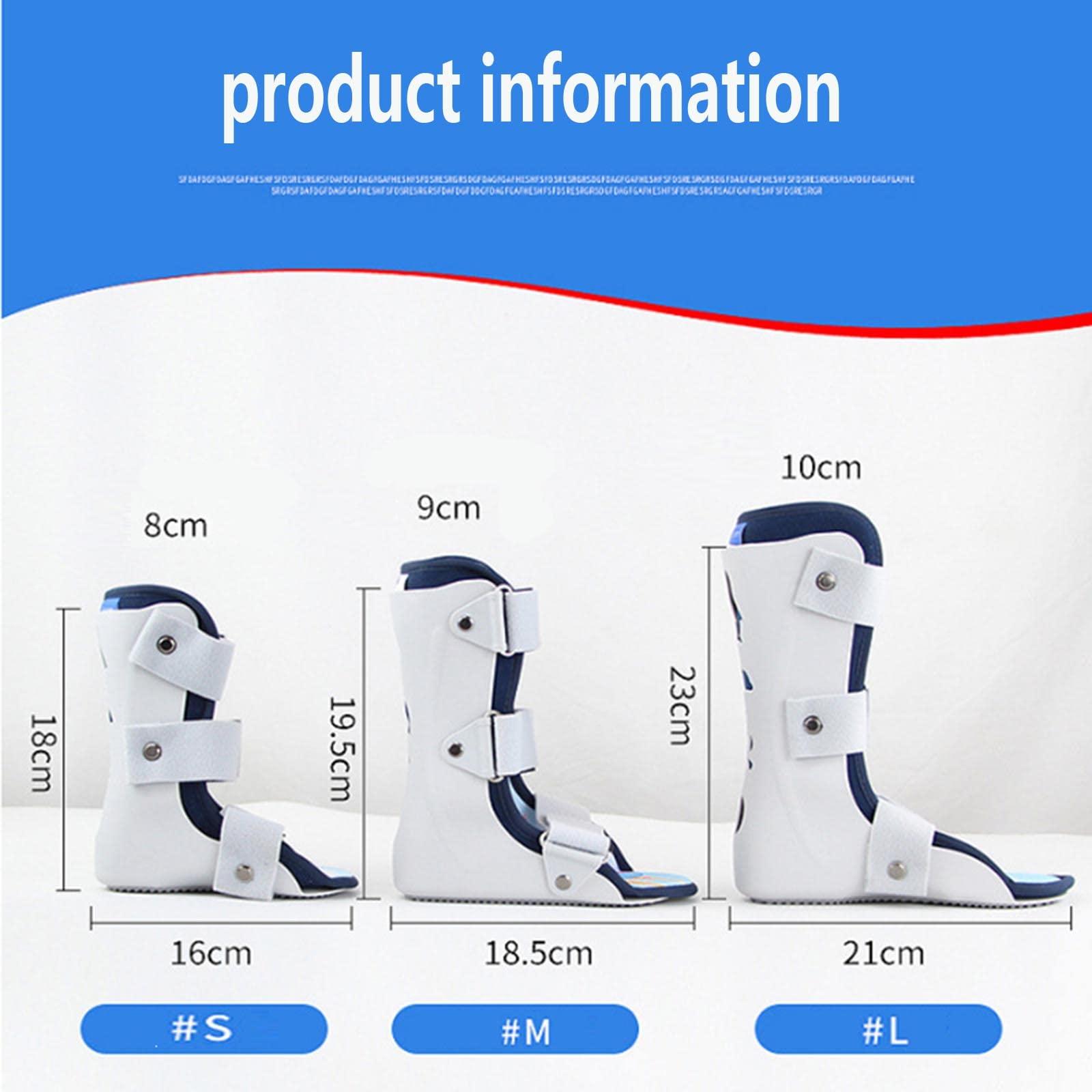SFKLYU SFKLYU Kids AFO Drop Foot Brace Children Ankle Foot Orthosis Pediatric AFO Night Splint Walking Sleeping Othopedic Drop Foot Support,Right,M