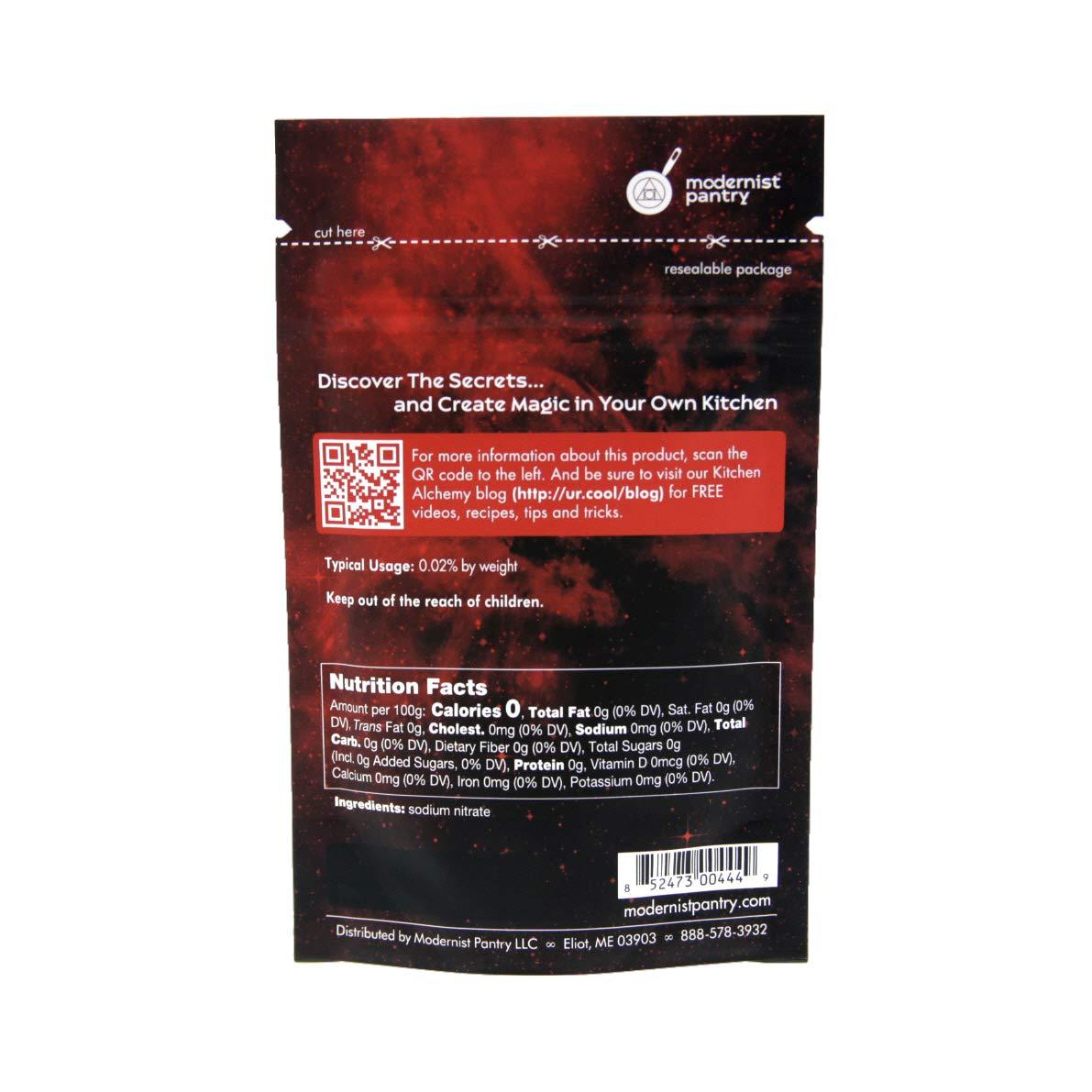 Modernist Pantry Sodium Nitrate Non-GMO Gluten-Free Vegan OU Kosher Certified - 50g/2oz