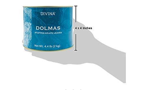 Divina Divina Dolmas Stuffed Grape Leaves, 4.4 Lb. Can