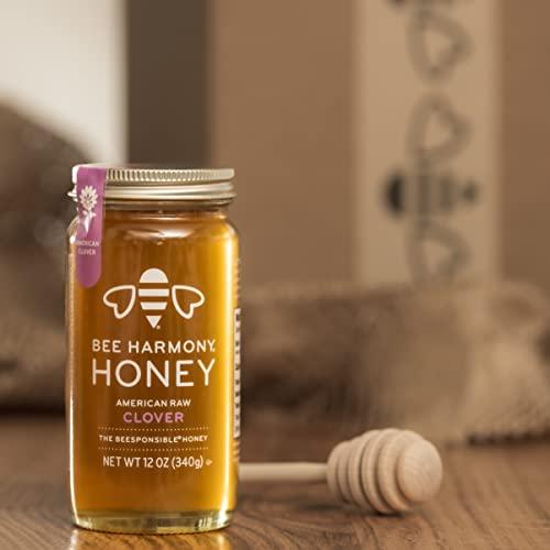Bee Harmony Bee Harmony American Clover Honey, 12 Ounce