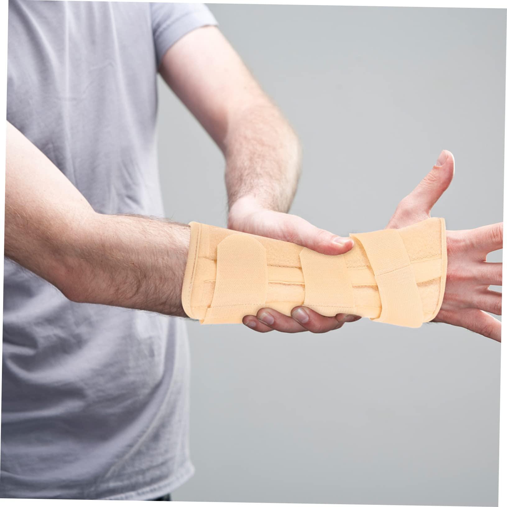 LIOOBO LIOOBO Wrist Brace Right Hand Wrist Accessories Wrist Support Reusable Wrist Protector Night Hand Brace Night Wrist Brace Breathable Wrist Brace Wrist Splint Steel Plate