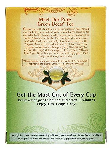 Yogi Yogi Teas Tea Grn Dcf Org