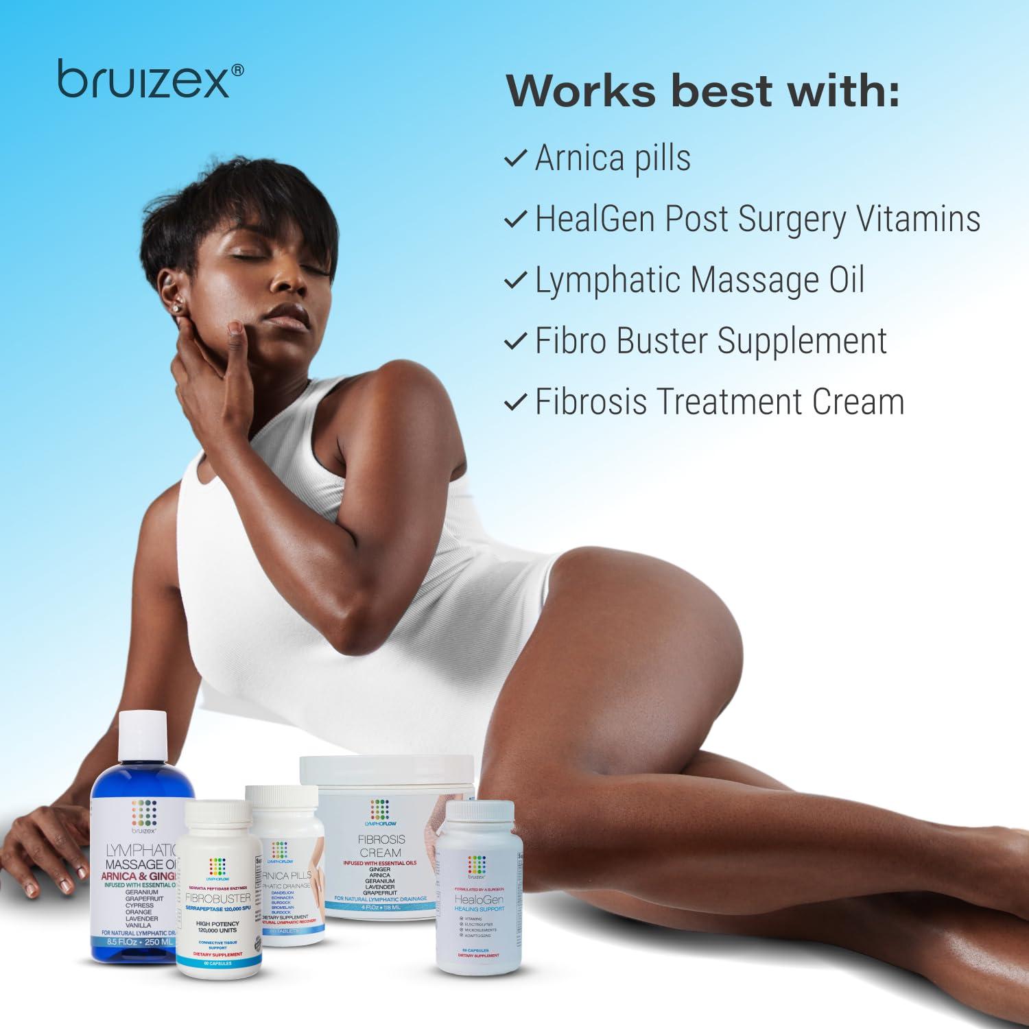 Bruizex BRUIZEX Ultra Bromelain and Quercetin Bruising Relief Supplement, 120 Capsules | Bruised Skin, Trauma Recovery and Swelling Surgery Supplements | Contains Bromelain, Quercetin, Turmeric and Boswellia