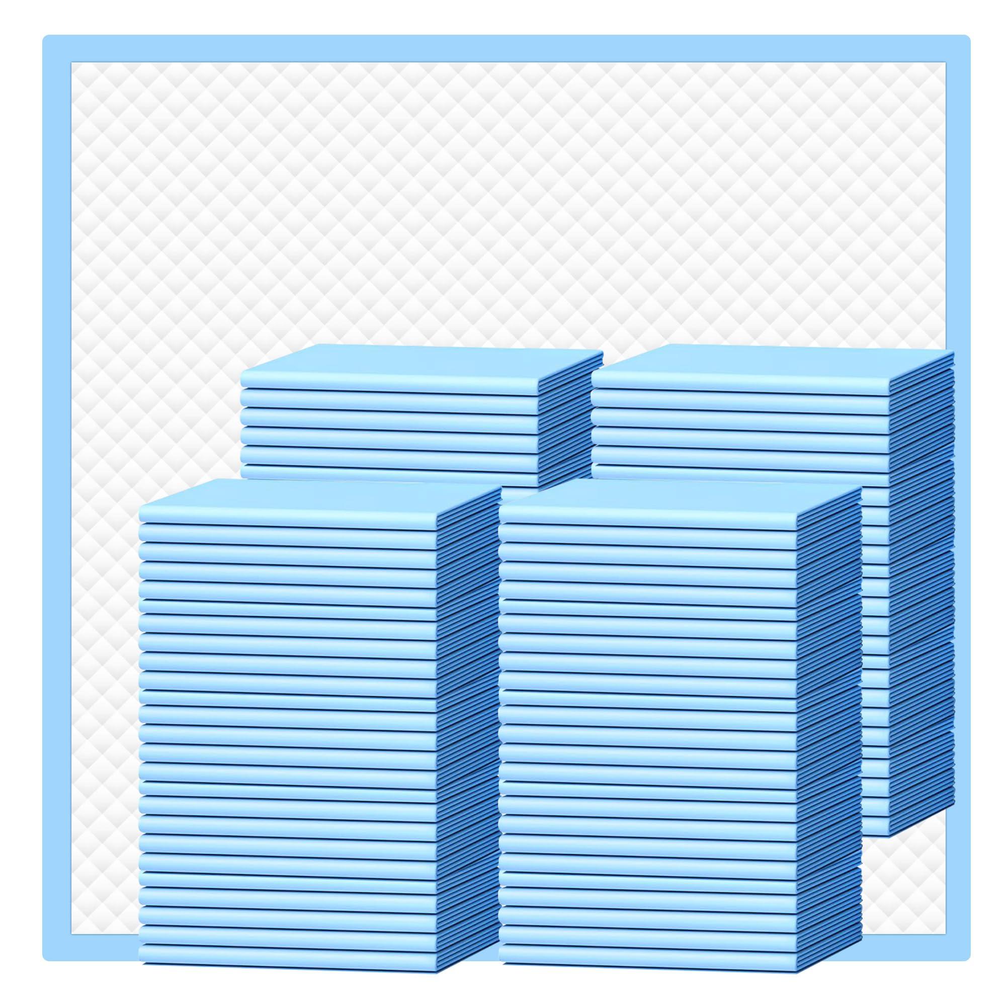 HEPPYPLUS HEPPYPLUS 100 Count Bed Pads 30\"X 36\" Disposable Underpads Extra Large Thicker Pee Pads for Adult